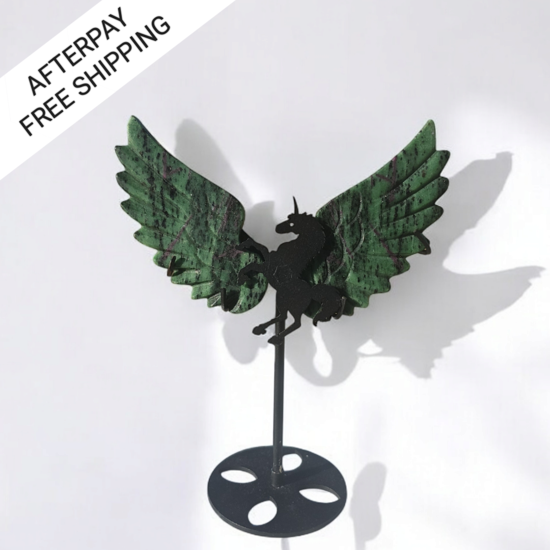 Ruby in Zoisite Wings
