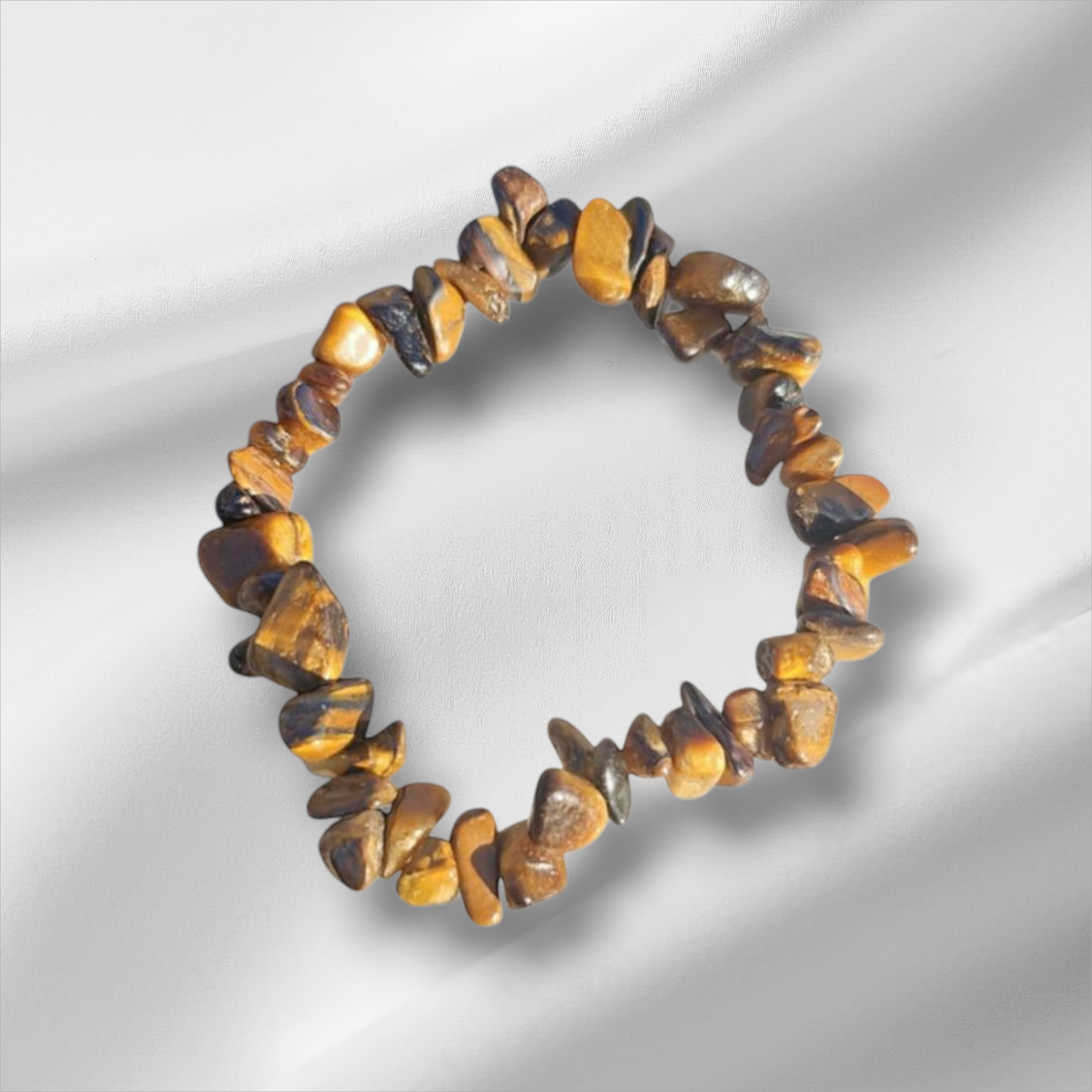 Tigers Eye chip bracelet