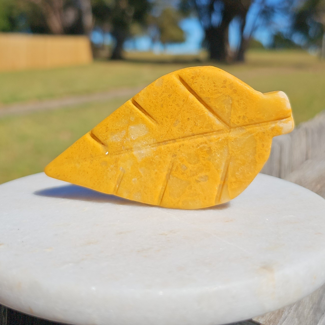 Yellow Jasper Leaf