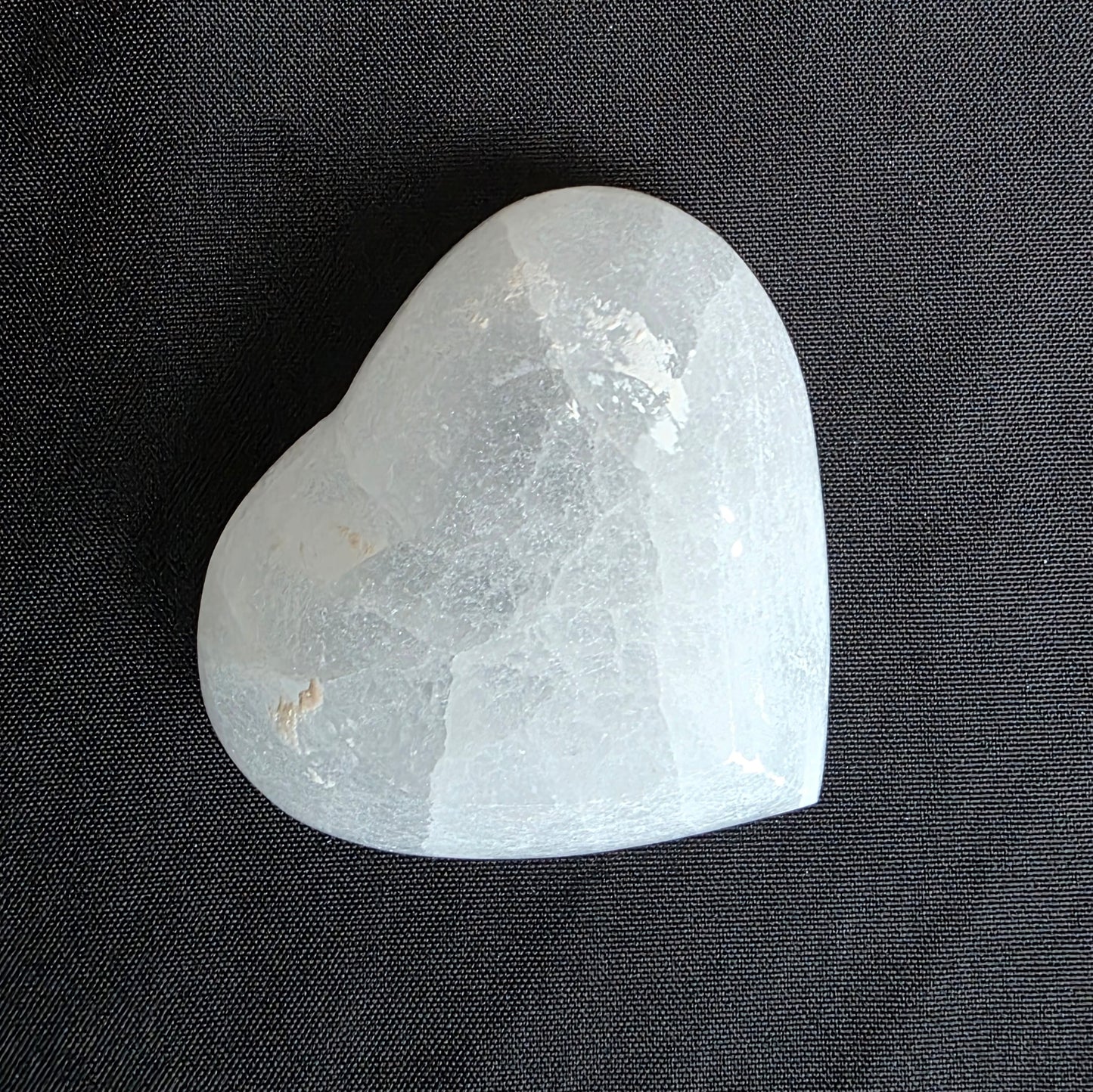 Selenite heart bowl
